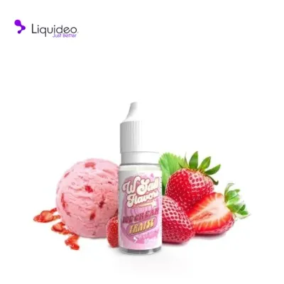 Ice Cream Fraise 10ml (10mg) - Wsalt Flavors by Liquideo