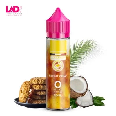 Biscuit Coco 50ml (0mg) - Liquidarom