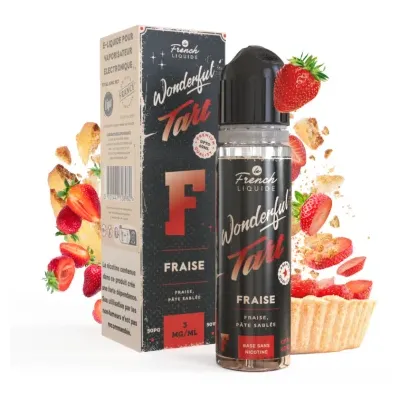 Fraise 60ml (3mg) - Wonderful Tart by Le French Liquide