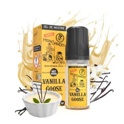 Moonshiners Hit Inside Vanilla Goose Nic Salts 10ml (20mg) - Le French Liquide