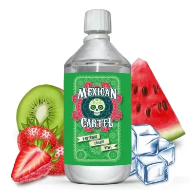 Pastèque Fraise Kiwi 1L (0mg) - Mexican Cartel