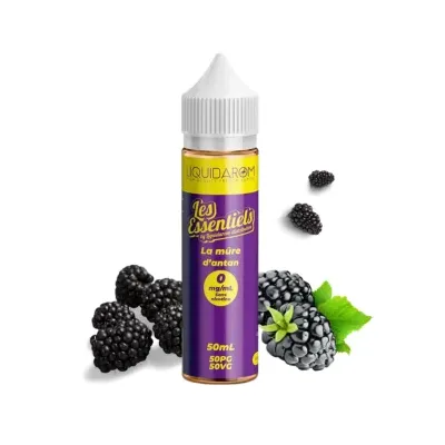 La Mûre d'Antan 50ml (0mg) - Les Essentiels by Liquidarom