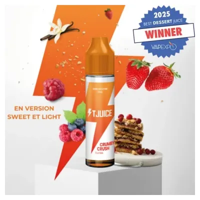 Crumby Crush 50ml (Light) - TJuice New collection