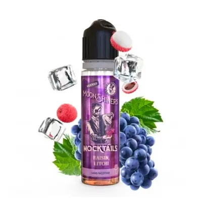Raisin Litchi 50ml (0mg) - Moon shiners Mocktails by Le French Liquide