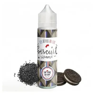 Biscuit Sésame 50ml (0mg) - Le Coq qui Vape