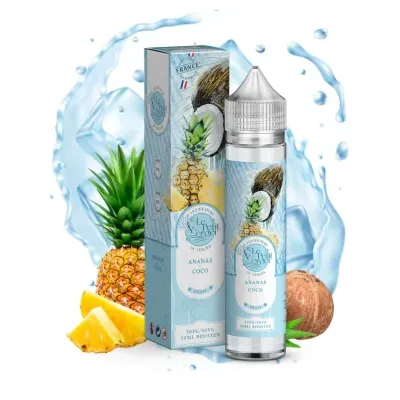 Ananas Coco Frais 50ml (0mg) - Le Petit Verger by Savourea