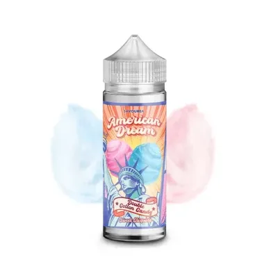 Double Cotton Candy 100ml (0mg) - American Dream by Savourea