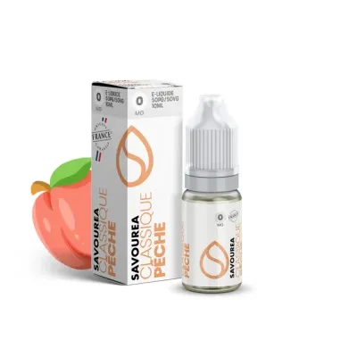 Pêche 10ml (6mg) - Classic Savourea