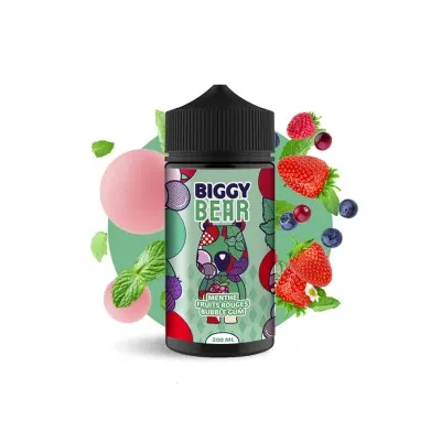 Menthe Fruits Rouges Bubble Gum 200ml - Biggy Bear
