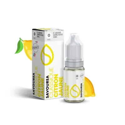 Citron jaune 10ml (0mg) - Classic Savourea