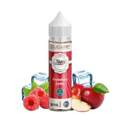 Pomme Framboise Givrées 50ml (0mg) - Tasty by Liquidarom