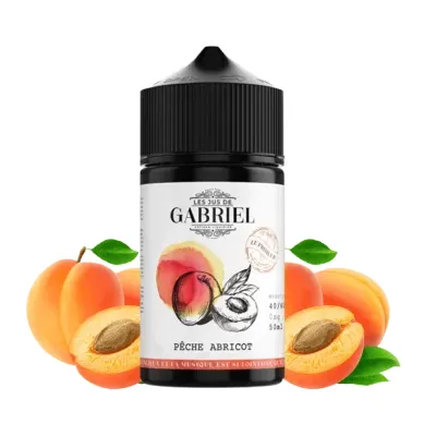 Pêche Abricot 50ml (0mg) - Jus Gabriel