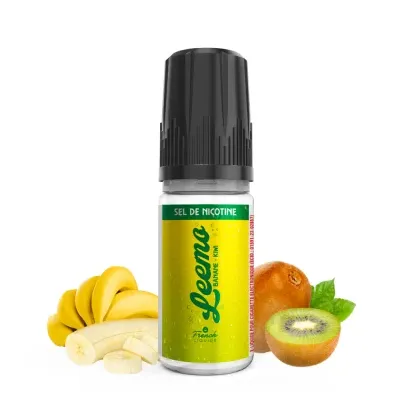 Leemo : Banane Kiwi sel de nicotine 10ml (10mg) - Le French Liquide