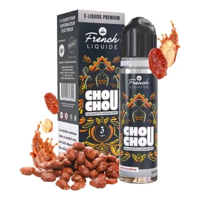 Le French Liquide (3mg) - Chouchou Cacahuètes caramélisées 60ml