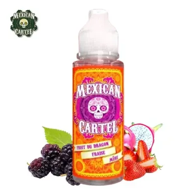 Fruit du Dragon Fraise Mûre 100ml (0mg) - Mexican Cartel