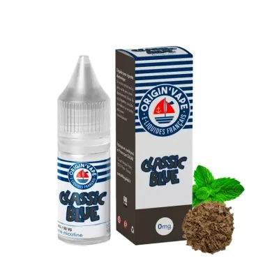 Classic Blue 10ml (Boite de 10) (3mg) - Origin'vape