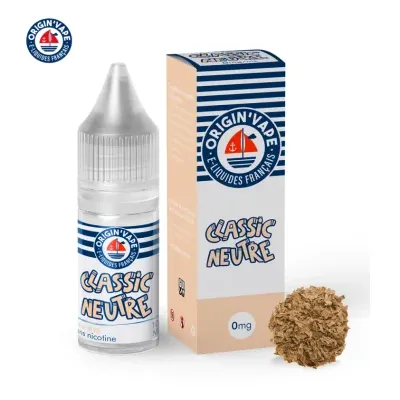Classic Neutre 10ml (Boite de 10) (0mg) - Origin'vape