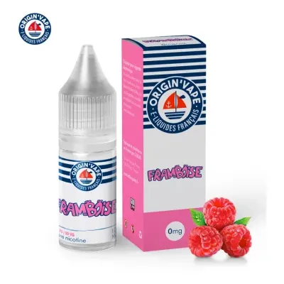 Framboise 10ml (Boite de 10) (6mg) - Origin'vape