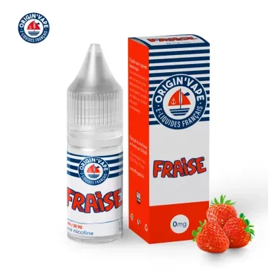 Fraise 10ml (Boite de 10) (6mg) - Origin'vape