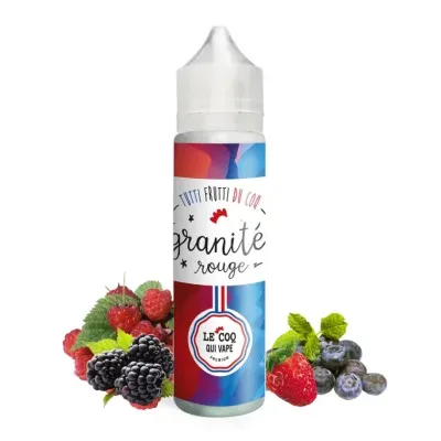 Granité Rouges 50ml (0mg) - Tutti Frutti du Coq