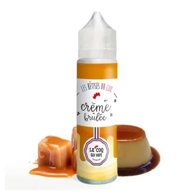Crème Brulée 50ml (0mg) - Les Bêtises du Coq