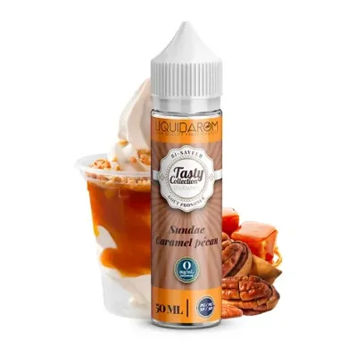 Sundae Caramel Pecan 50ml (0mg) - Tasty by Liquidarom