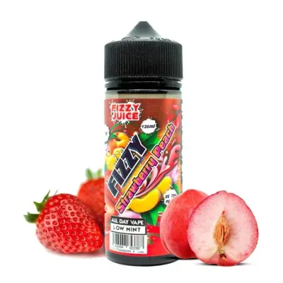 Strawberry Peach 100ml (0mg) - Fizzy