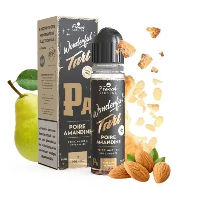 Poire amandine 60ml (3mg) - Wonderful Tart by Le French Liquide