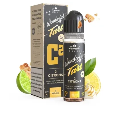 Deux citrons 60ml (3mg) - Wonderful Tart by Le French Liquide