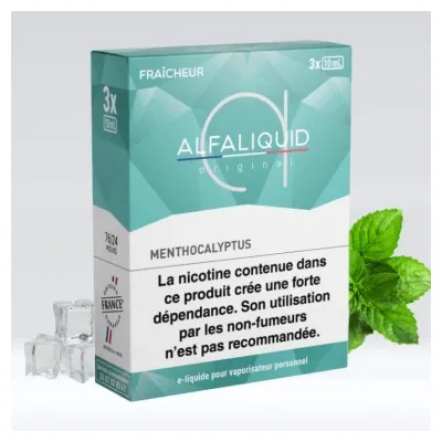 Menthocalyptus 3x10ml (11mg) - Alfaliquid Fraicheur