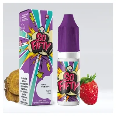 Fraise Rhubarbe 10ml (11mg) - Alfaliquid Sofifty