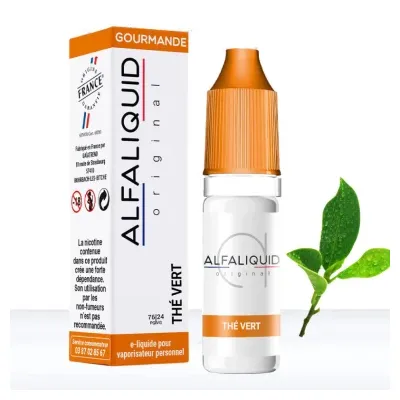 Thé Vert 10ml (16mg) - Alfaliquid Gourmandes