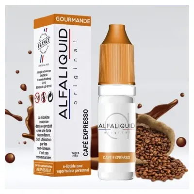 Café Expresso 10ml (0mg) - Alfaliquid Gourmandes