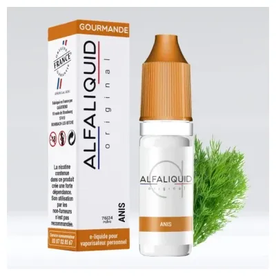Anis 10ml (11mg) - Alfaliquid Gourmandes