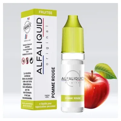 Pomme Rouge 10ml (16mg) - Alfaliquid Fruitées