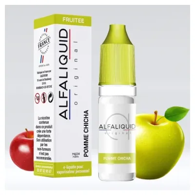 Pomme Chicha 10ml (11mg) - Alfaliquid Fruitées