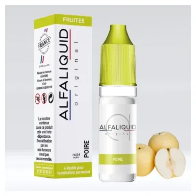 Poire 10ml (6mg) - Alfaliquid Fruitées