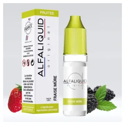 Fraise Mure 10ml (0mg) - Alfaliquid Fruitées