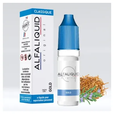 Gold 10ml (0mg) - Alfaliquid Classique