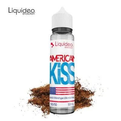 Liquideo (0mg) - American Kiss 50ml