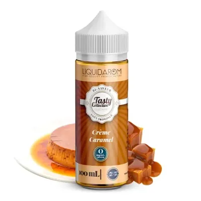 Crème Caramel 100ml (0mg) - Tasty by Liquidarom