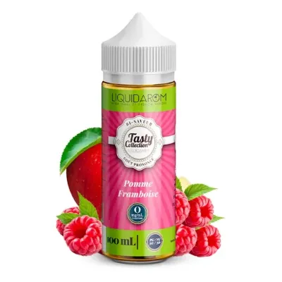 Pomme Framboise 100ml (0mg) - Tasty by Liquidarom