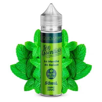La Menthe de Saison 50ml (0mg) - Les Essentiels by Liquidarom