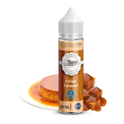 Crème Caramel 50ml (0mg) - Tasty by Liquidarom