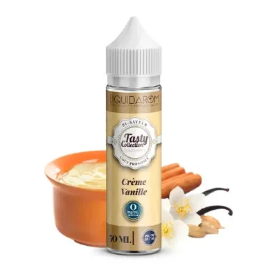 Crème Vanille 50ml (0mg) - Tasty by Liquidarom