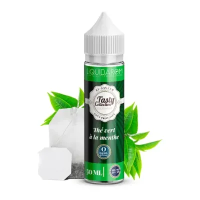 Thé Vert à la Menthe 50ml (0mg) - Tasty by Liquidarom