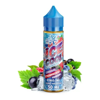 Cassis Framboise Raisin 50ml (0mg) - Ice Cool by Liquidarom