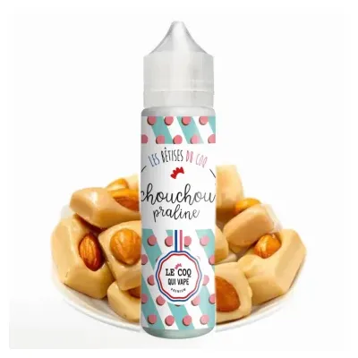 Chouchou Praline 50 ml (0mg) - Les Bêtises du Coq