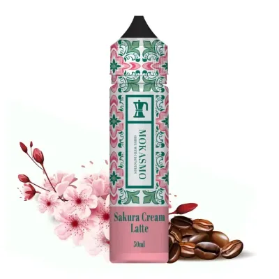 Sakura Cream Latte 50ml (0mg) - Mokasmo by Aisu