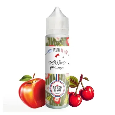Cerise Pomme 50ml (0mg) - Tutti frutti du Coq